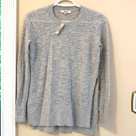 NWT Madewell lightweight sweater crew neck XS - Picture 2 of 5